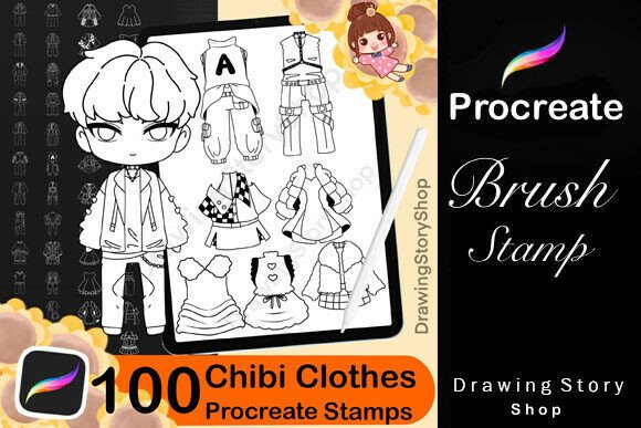 100 Procreate Chibi Clothes Stamp: What You Need to Know Before You Buy and Use