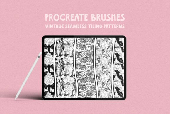 Add Timeless Character to Your Designs with Free Seamless Procreate Pattern Brushes