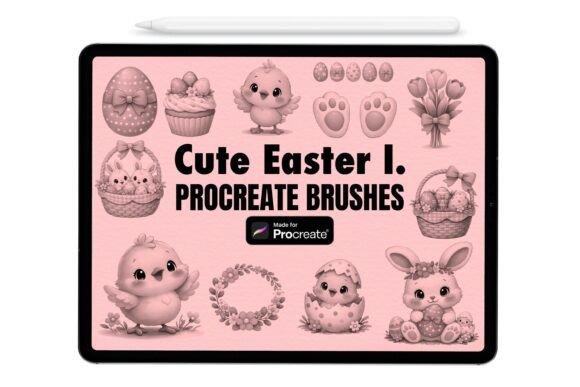 Cute Easter Procreate Brushes: Creative Inspiration for Spring and Holiday Designs