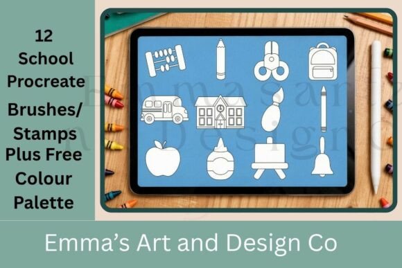 Enhancing Creativity in Education: The Rise of School Procreate Stamps