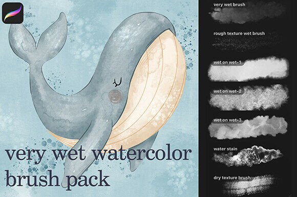 Very Wet Watercolor Procreate Brush: What You Need to Know Before You Buy